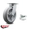 Service Caster 8 Inch Kingpinless Thermoplastic Rubber Wheel Swivel Caster with Swivel Lock SCC SCC-KP30S820-TPRRF-BSL - alternate 6